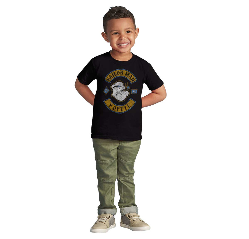 Popeye The Sailor Man Infant Toddler T Shirt-Direct To Garment Print-Brisco Baby