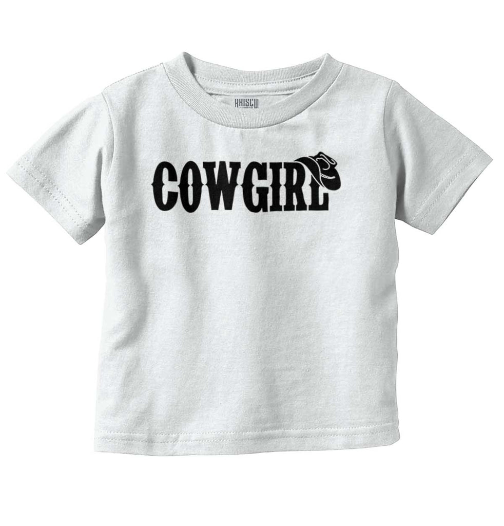 Cowgirl Infant Toddler T Shirt-Direct To Garment Print-Brisco Baby