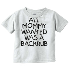 Backrub Infant Toddler T Shirt-Direct To Garment Print-Brisco Baby