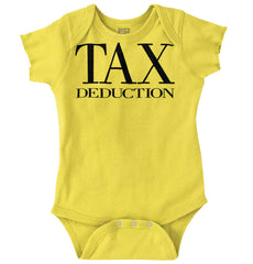 Tax Deduction Romper Bodysuit-Direct To Garment Print-Brisco Baby