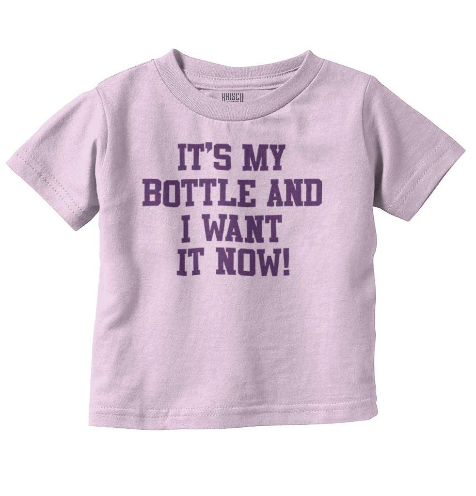 I Want It Now Infant Toddler T Shirt-Direct To Garment Print-Brisco Baby