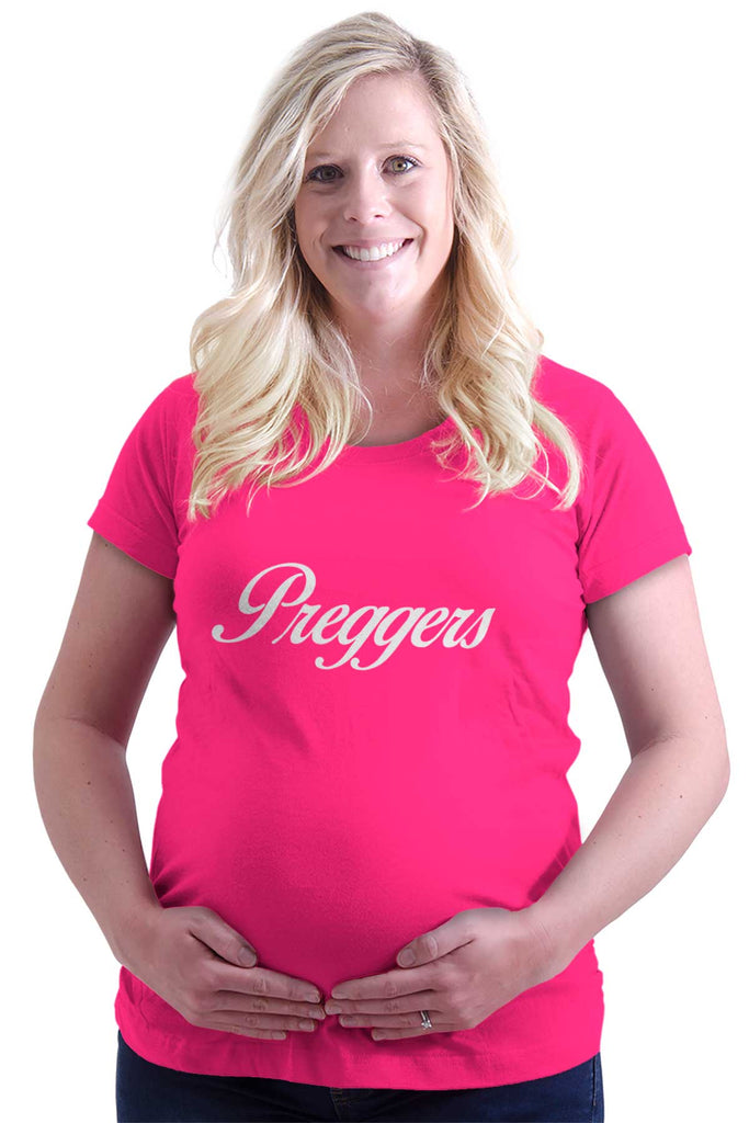 Preggers Maternity T-Shirt-Direct To Garment Print-Brisco Baby