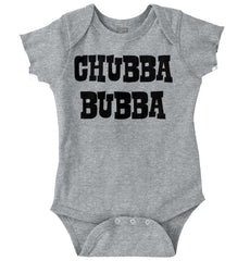 Chubba Bubba Romper Bodysuit-Direct To Garment Print-Brisco Baby