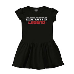 Sports Legend Professional Gamer Solid Baby Infant Dress-Direct To Garment Print-Brisco Baby