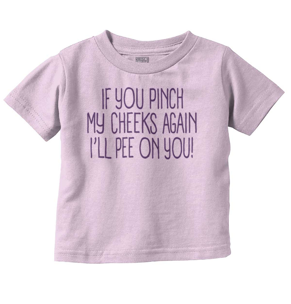 I'll Pee on You Infant Toddler T Shirt-Direct To Garment Print-Brisco Baby