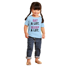 Sleep A Lot Infant Toddler T Shirt-Direct To Garment Print-Brisco Baby
