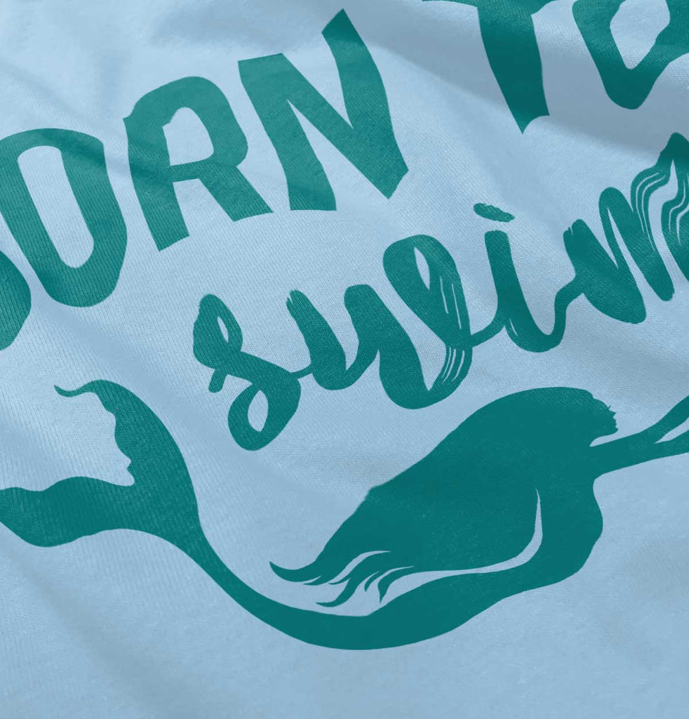 Born To Swim Infant Baby Bib-Direct To Garment Print-Brisco Baby