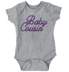Baby Cousin Romper Bodysuit-Direct To Garment Print-Brisco Baby