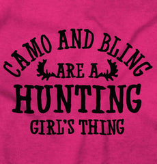 Camo Bling Hunting Thing Infant Toddler T Shirt-Direct To Garment Print-Brisco Baby