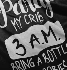 Party At My Crib Infant Toddler T Shirt-Direct To Garment Print-Brisco Baby