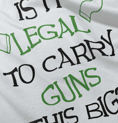 Is It Legal Raglan Romper Bodysuit-Direct To Garment Print-Brisco Baby