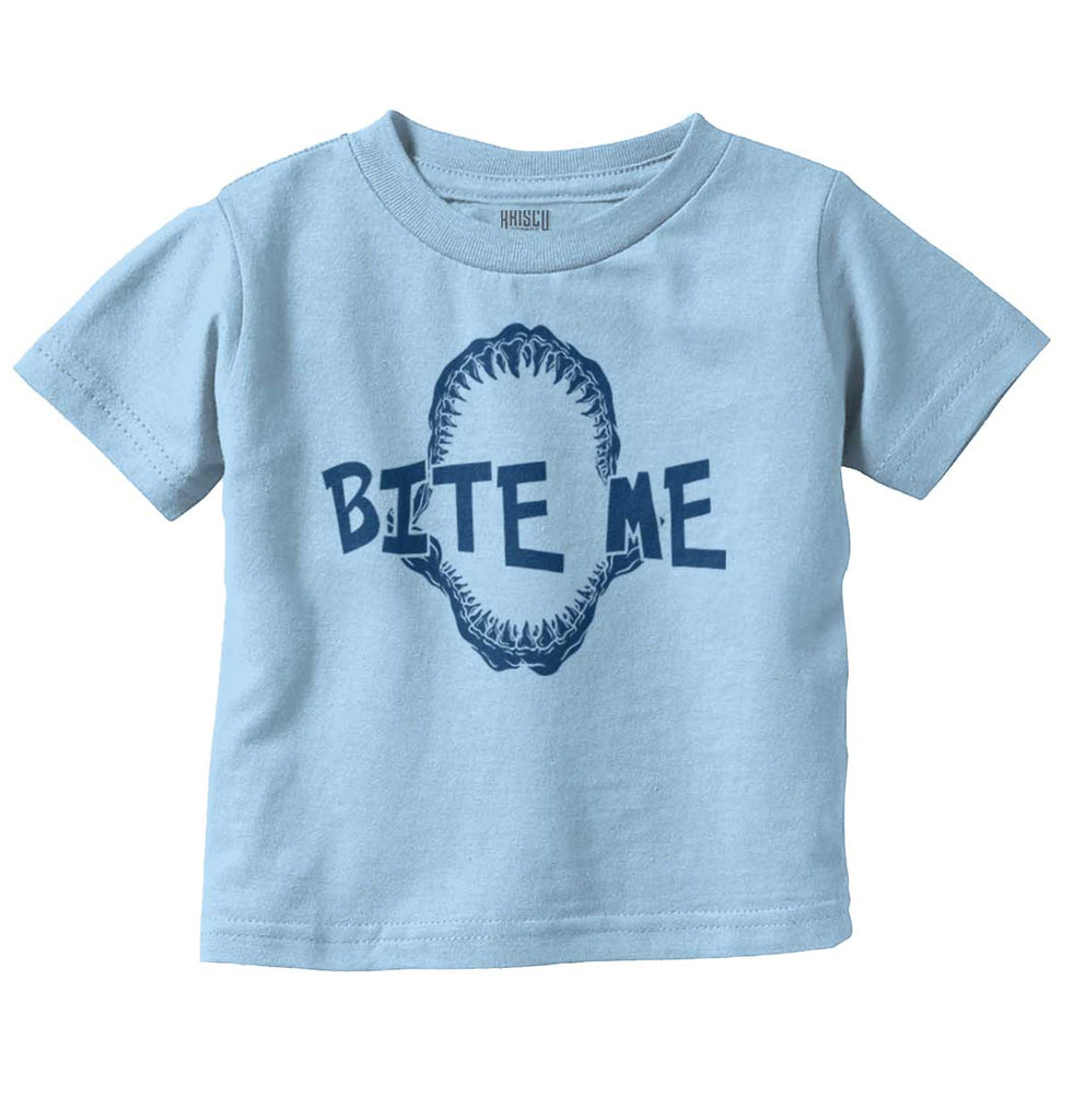 Bite Me Infant Toddler T Shirt-Direct To Garment Print-Brisco Baby