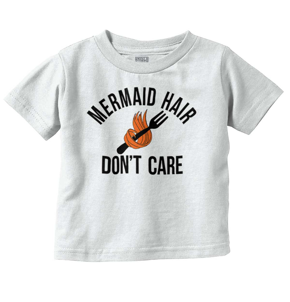 Mermaid Hair Infant Toddler T Shirt-Direct To Garment Print-Brisco Baby