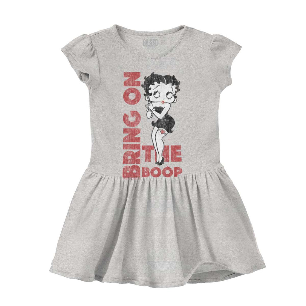 Bring The Boop Solid Baby Infant Dress-Direct To Garment Print-Brisco Baby