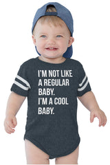 Cool Baby Football Romper Bodysuit-Direct To Garment Print-Brisco Baby