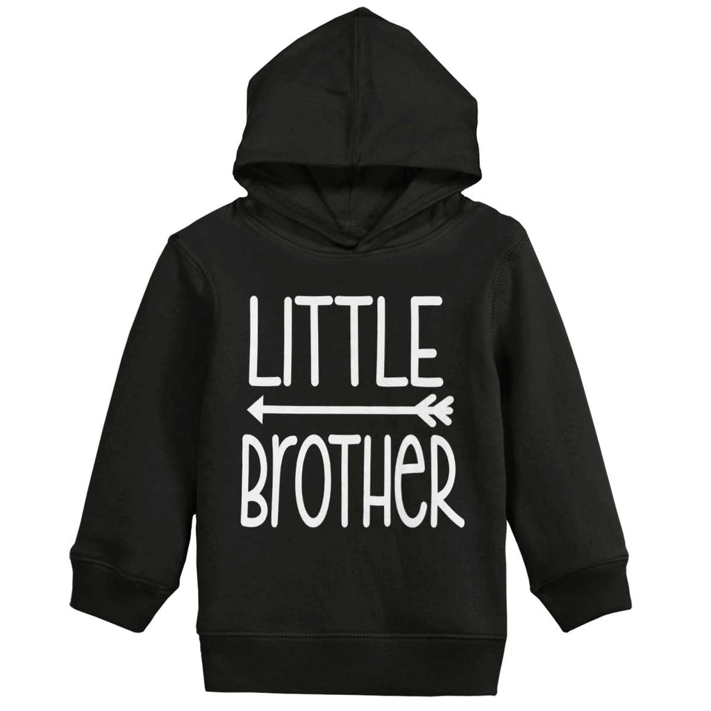 Little Brother Toddler Pullover Hoodie-Direct To Garment Print-Brisco Baby