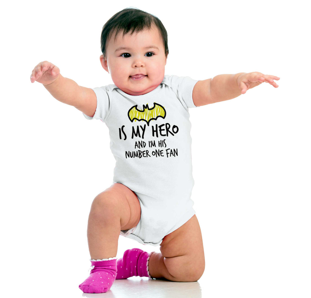 Bat Hero Romper Bodysuit-Direct To Garment Print-Brisco Baby