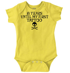 First Tattoo Romper Bodysuit-Direct To Garment Print-Brisco Baby