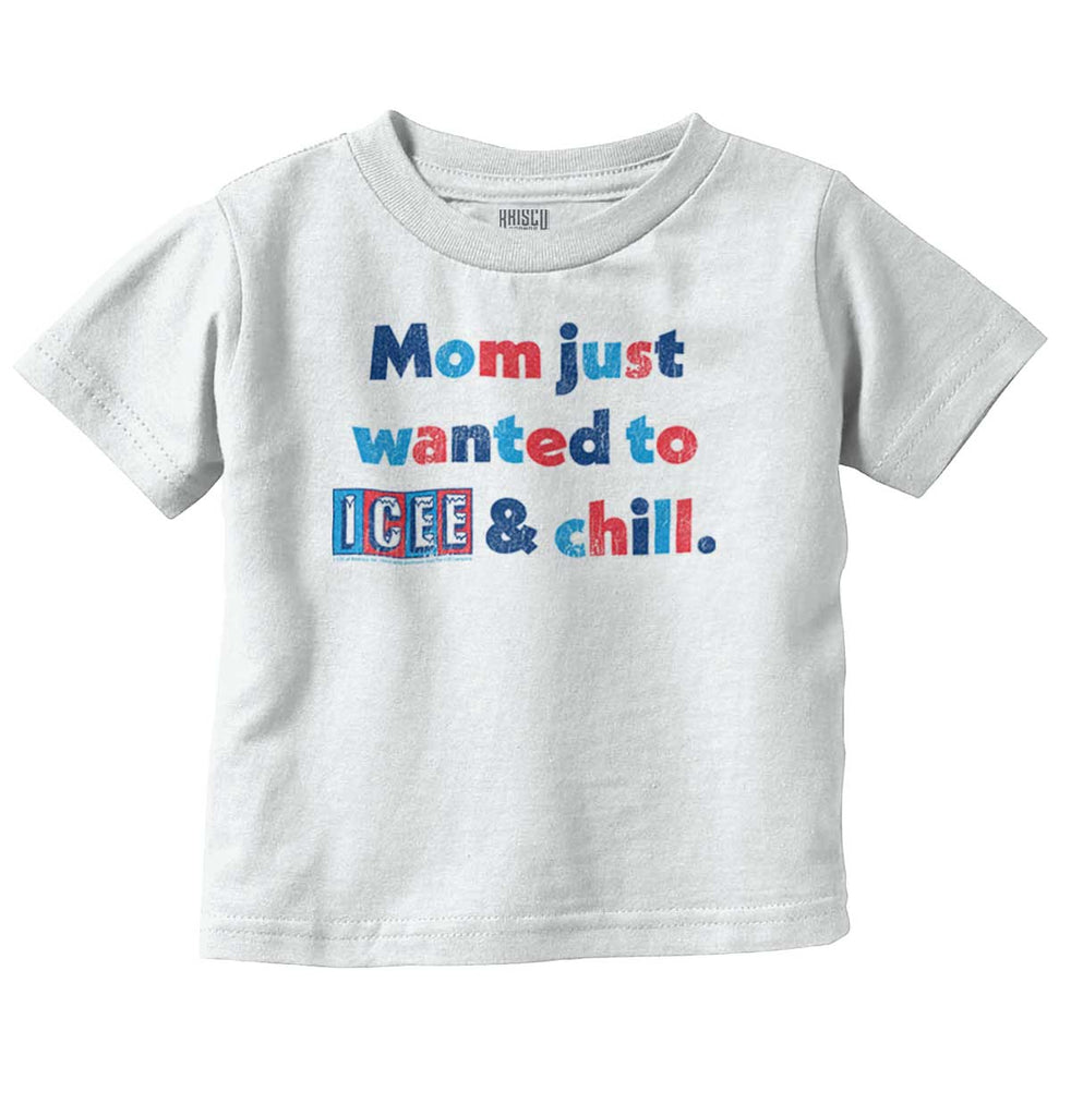 Icee & Chill Infant Toddler T Shirt-Direct To Garment Print-Brisco Baby