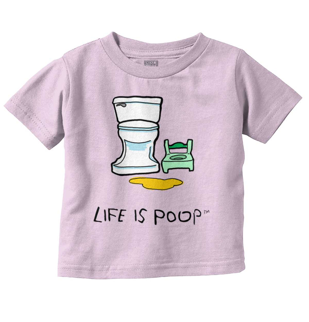 Potty Train Infant Toddler T Shirt-Direct To Garment Print-Brisco Baby