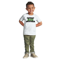 Cutest Big Brother Infant Toddler T Shirt-Direct To Garment Print-Brisco Baby