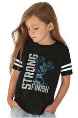 Popeye Muscles Toddler Football Jersey Tee-Direct To Garment Print-Brisco Baby