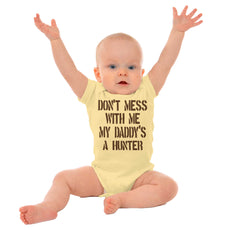 Daddy's A hunter Romper Bodysuit-Direct To Garment Print-Brisco Baby