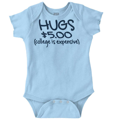 College is Expensive Romper Bodysuit-Direct To Garment Print-Brisco Baby