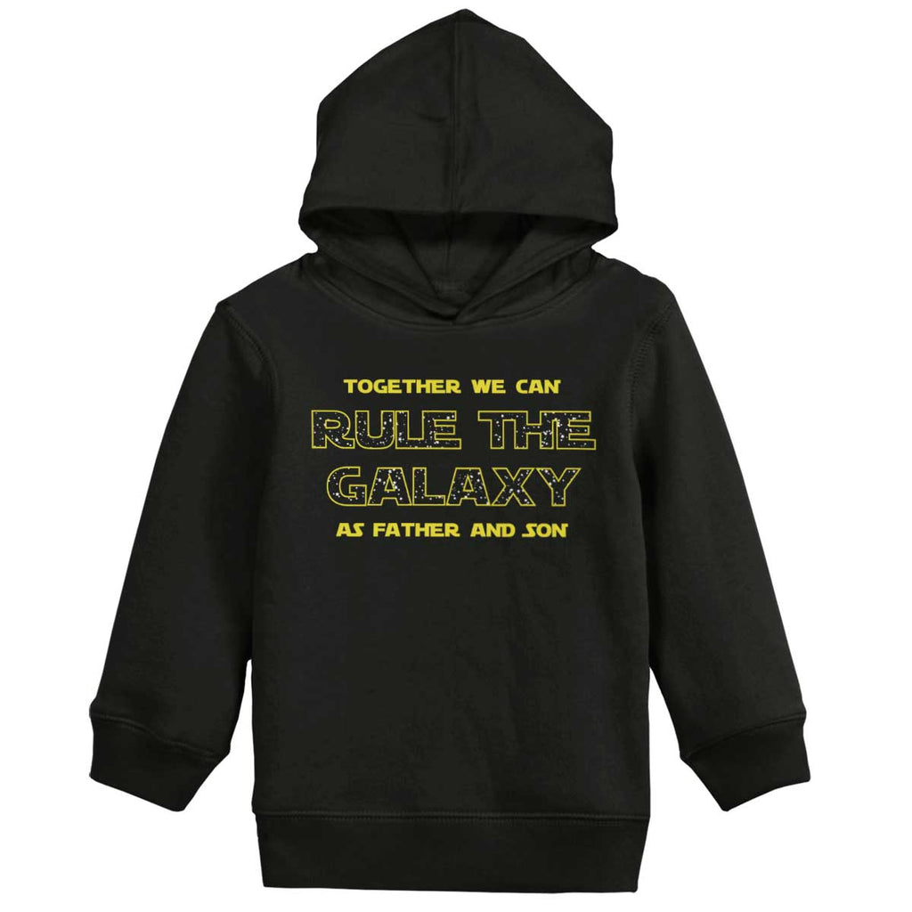 Rule The Galaxy Toddler Pullover Hoodie-Direct To Garment Print-Brisco Baby