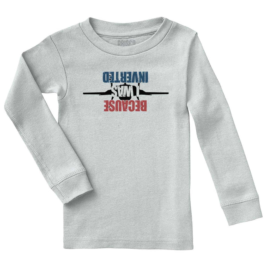 I'm Inverted Solid Baby Pajama Top-Direct To Garment Print-Brisco Baby