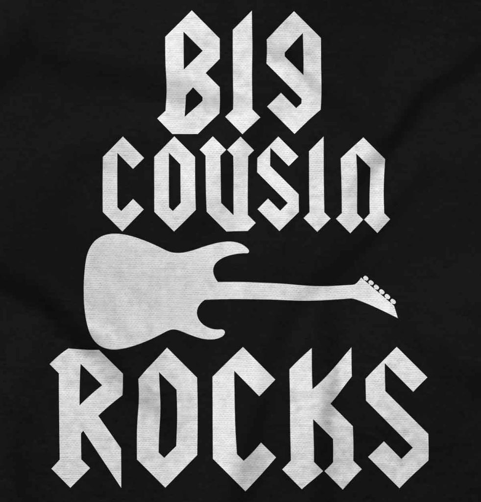 Big Cousin Rocks Infant Baby Bib-Direct To Garment Print-Brisco Baby
