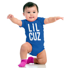 Lil Cuz Romper Bodysuit-Direct To Garment Print-Brisco Baby