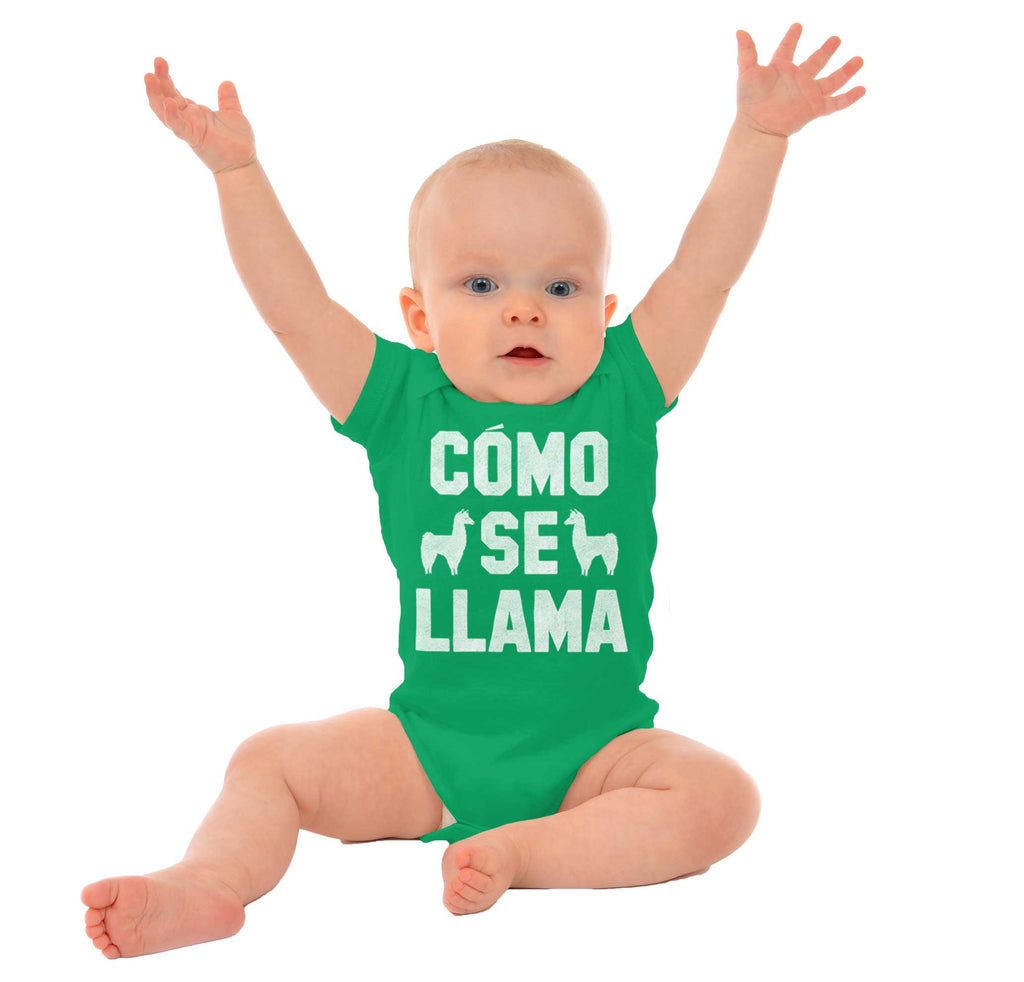 Como Se Llama Romper Bodysuit-Direct To Garment Print-Brisco Baby