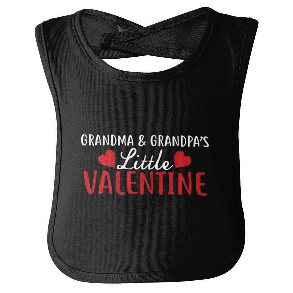 Grandparents Valentine Infant Baby Bib-Direct To Garment Print-Brisco Baby