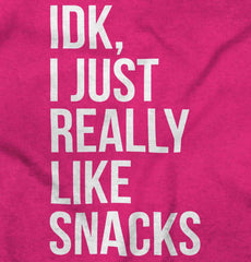 Really Like Snacks Solid Baby Pajama Top-Direct To Garment Print-Brisco Baby