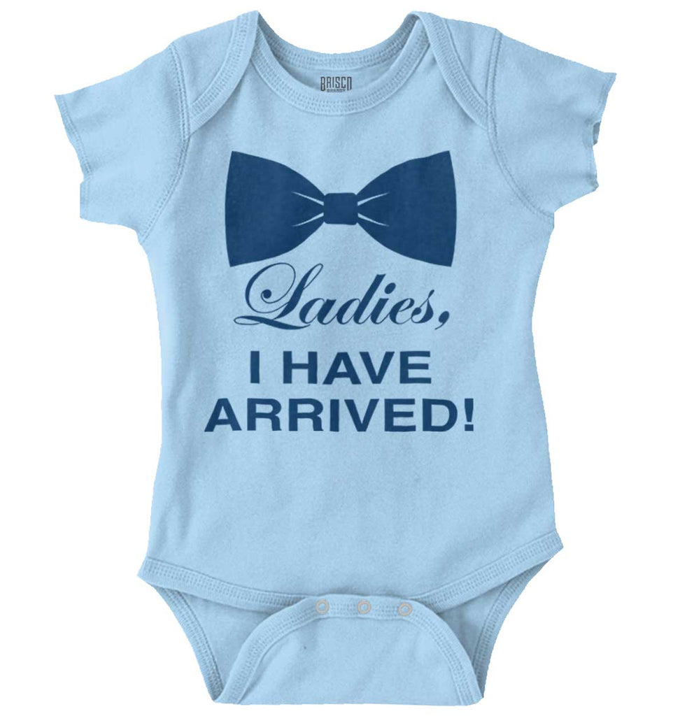 I Have Arrived Romper Bodysuit-Direct To Garment Print-Brisco Baby