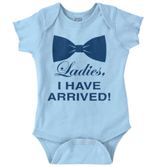 I Have Arrived Romper Bodysuit-Direct To Garment Print-Brisco Baby