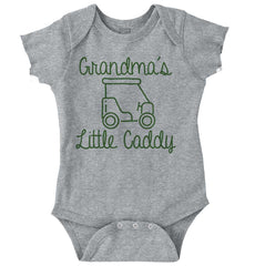 Grandma's Little Caddy Romper Bodysuit-Direct To Garment Print-Brisco Baby
