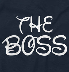The Boss Romper Bodysuit-Direct To Garment Print-Brisco Baby