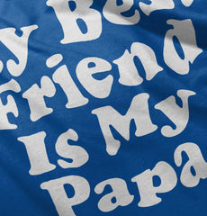 Best Friend Is Papa Romper Bodysuit-Direct To Garment Print-Brisco Baby