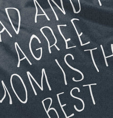 Mom Is Best Toddler Football Jersey Tee-Direct To Garment Print-Brisco Baby