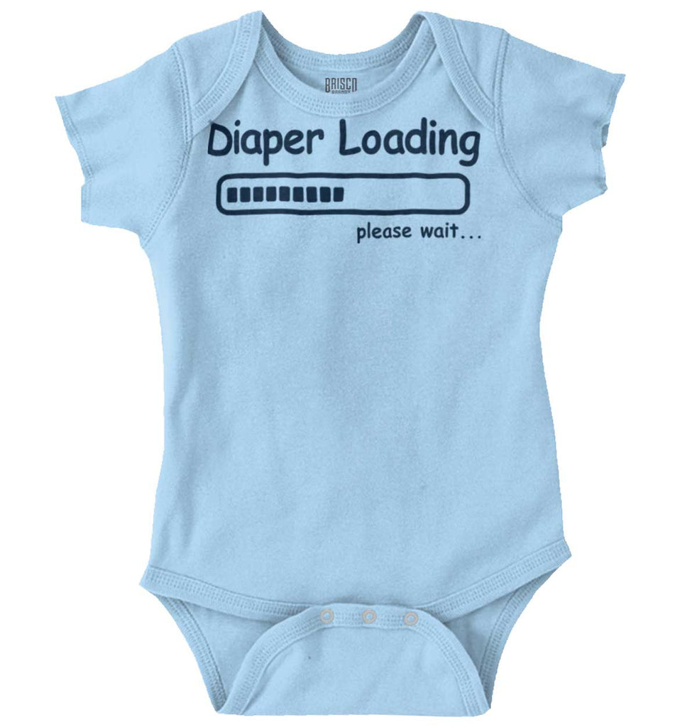 Diaper Loading Romper Bodysuit-Direct To Garment Print-Brisco Baby