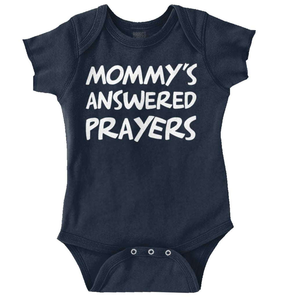 Mommy's Answered Prayer Romper Bodysuit-Direct To Garment Print-Brisco Baby