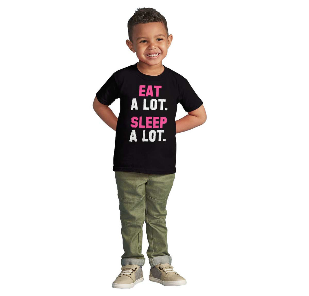 Sleep A Lot Infant Toddler T Shirt-Direct To Garment Print-Brisco Baby