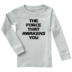 Force Awakens You Solid Baby Pajama Top-Direct To Garment Print-Brisco Baby