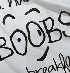 I Had Boobs Infant Toddler T Shirt-Direct To Garment Print-Brisco Baby