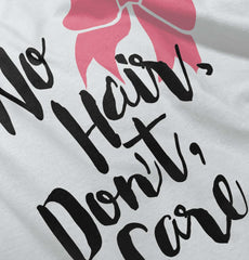 No Hair Don't Care Romper Bodysuit-Direct To Garment Print-Brisco Baby