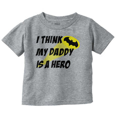 Daddy Is Batman Infant Toddler T Shirt-Direct To Garment Print-Brisco Baby