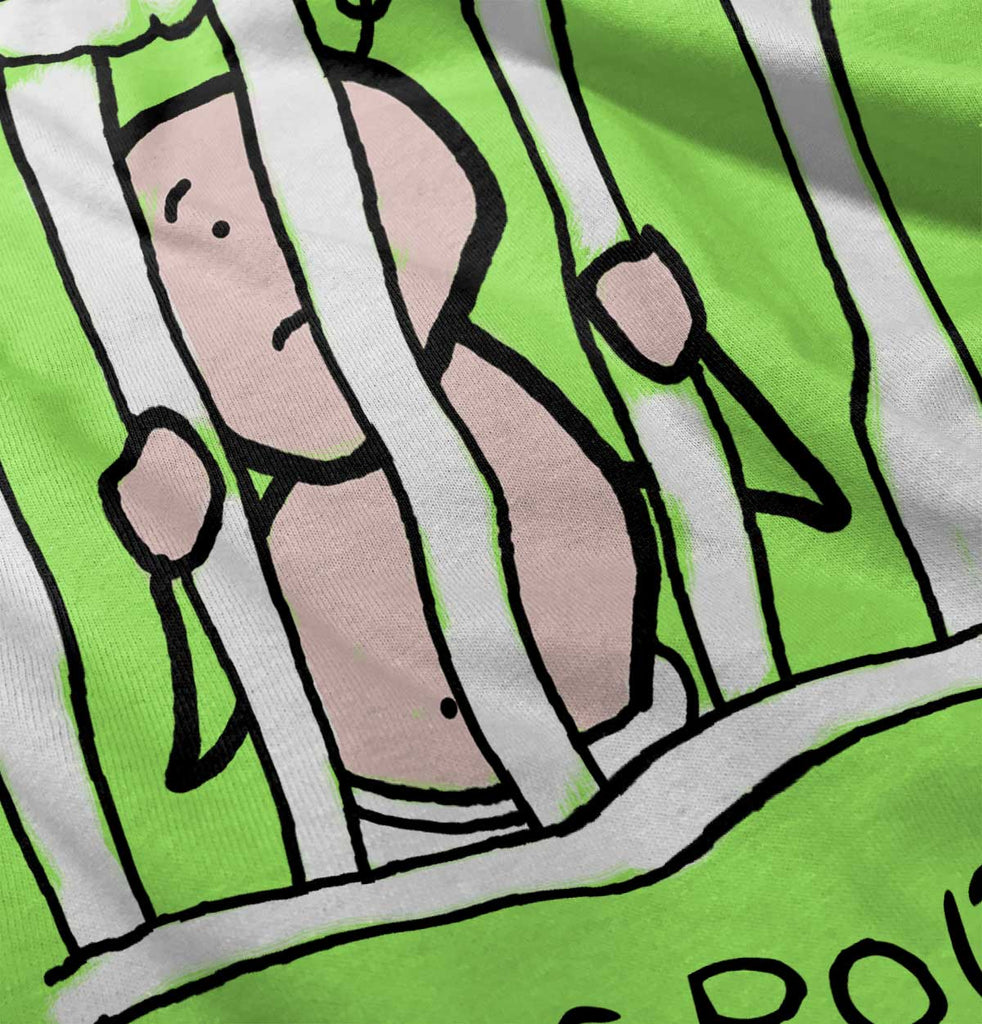 Jail Crib Infant Toddler T Shirt-Direct To Garment Print-Brisco Baby