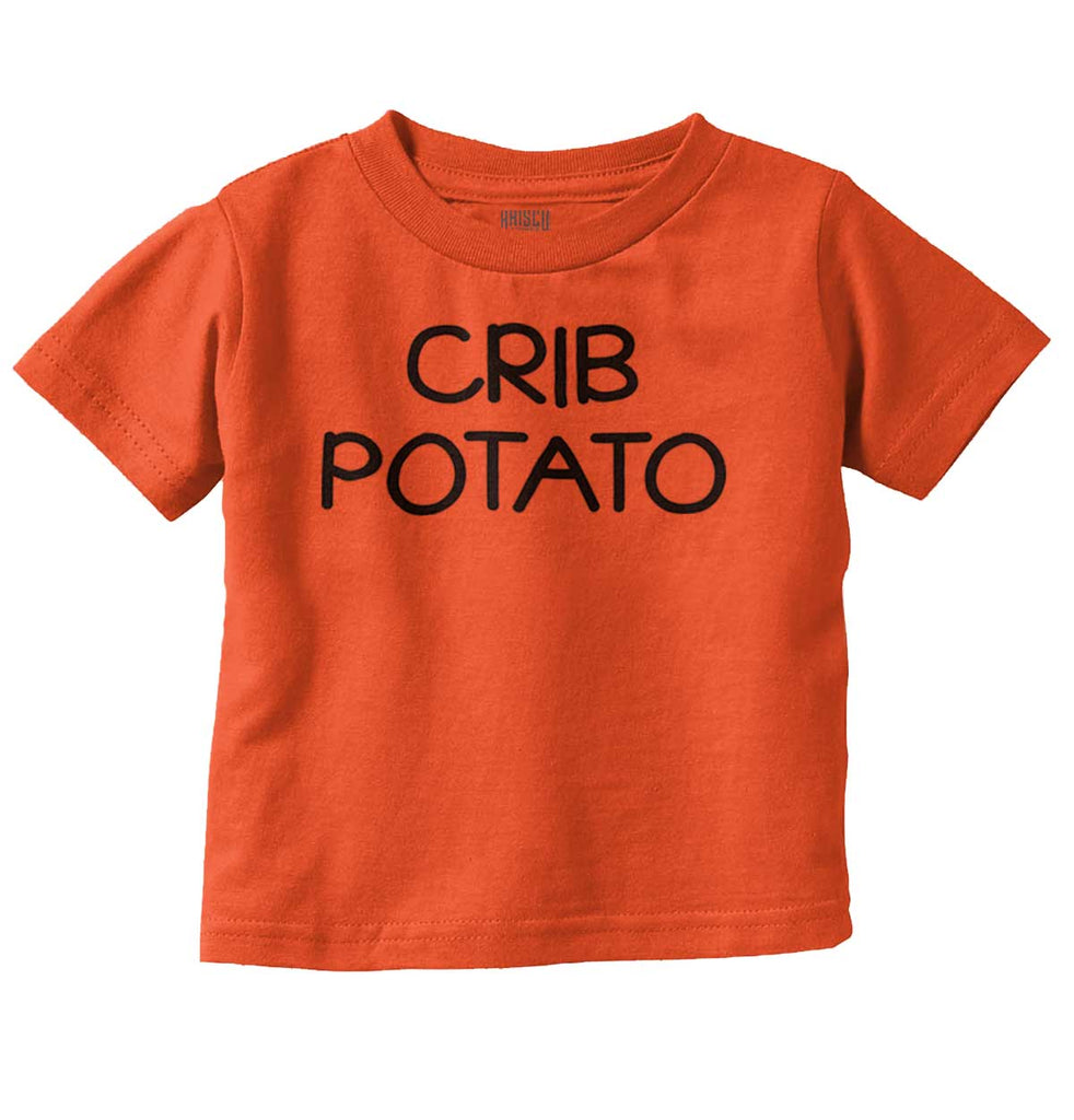 Crib Potato Infant Toddler T Shirt-Direct To Garment Print-Brisco Baby